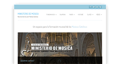 Desktop Screenshot of ministeriodemusica.net
