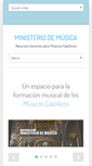 Mobile Screenshot of ministeriodemusica.net